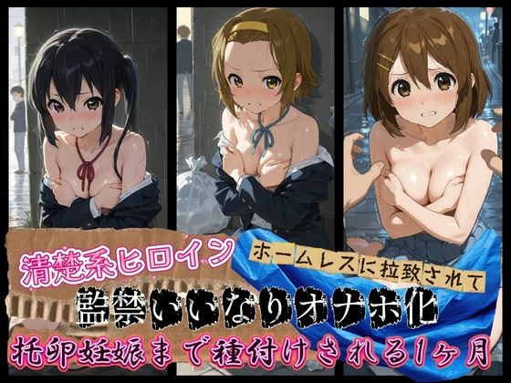 清楚系ヒロインがホームレスに拉致されて監禁いいなりオナホ化 け〇おん！2【ドスケベ？ワンダーランド】