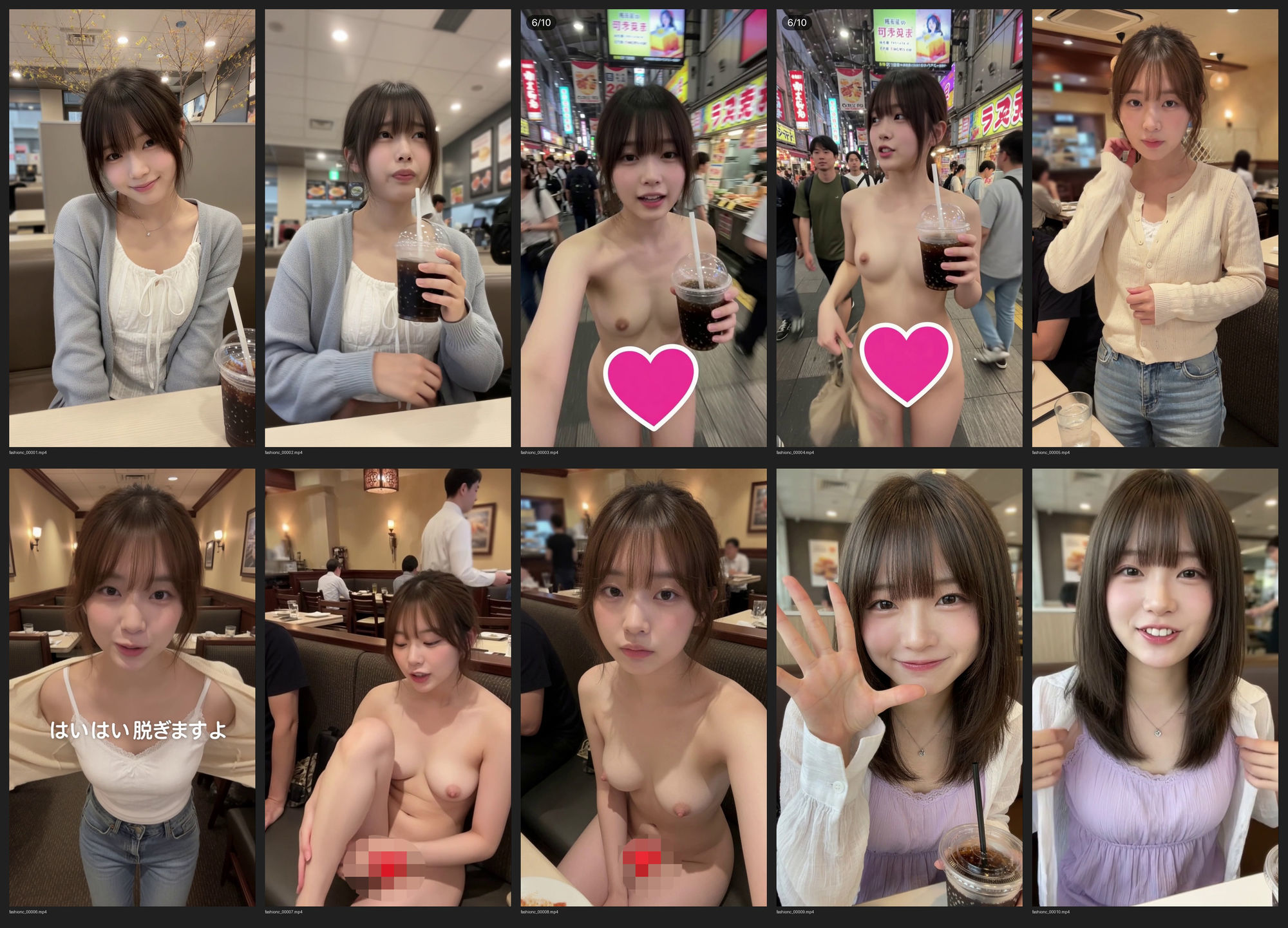 最新AI！  今日のコーデ？裸が一番！上も下も脱いでみた＋他  約9分 画像1