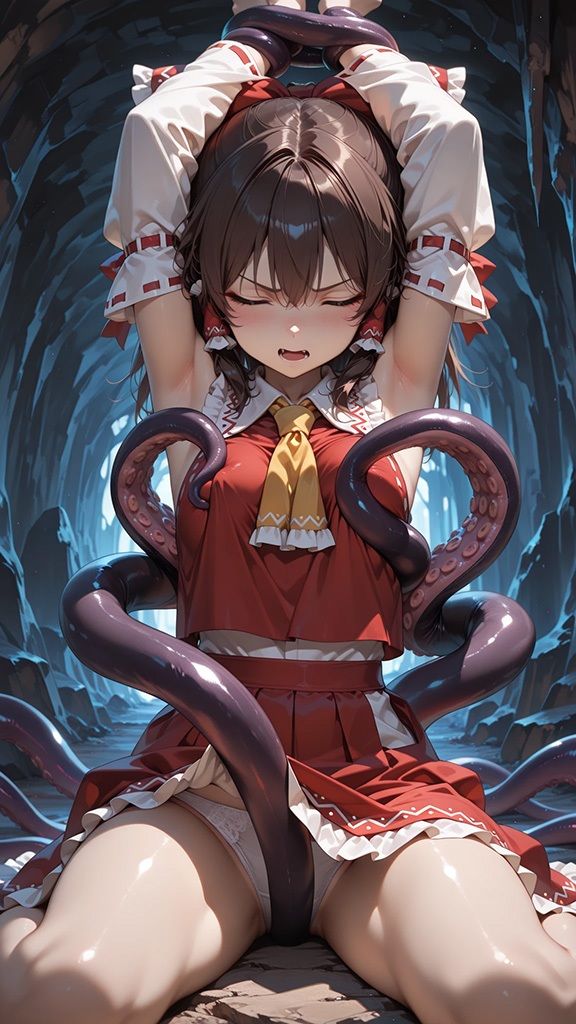 東方触手絵巻〜博麗霊夢編〜 サンプル1