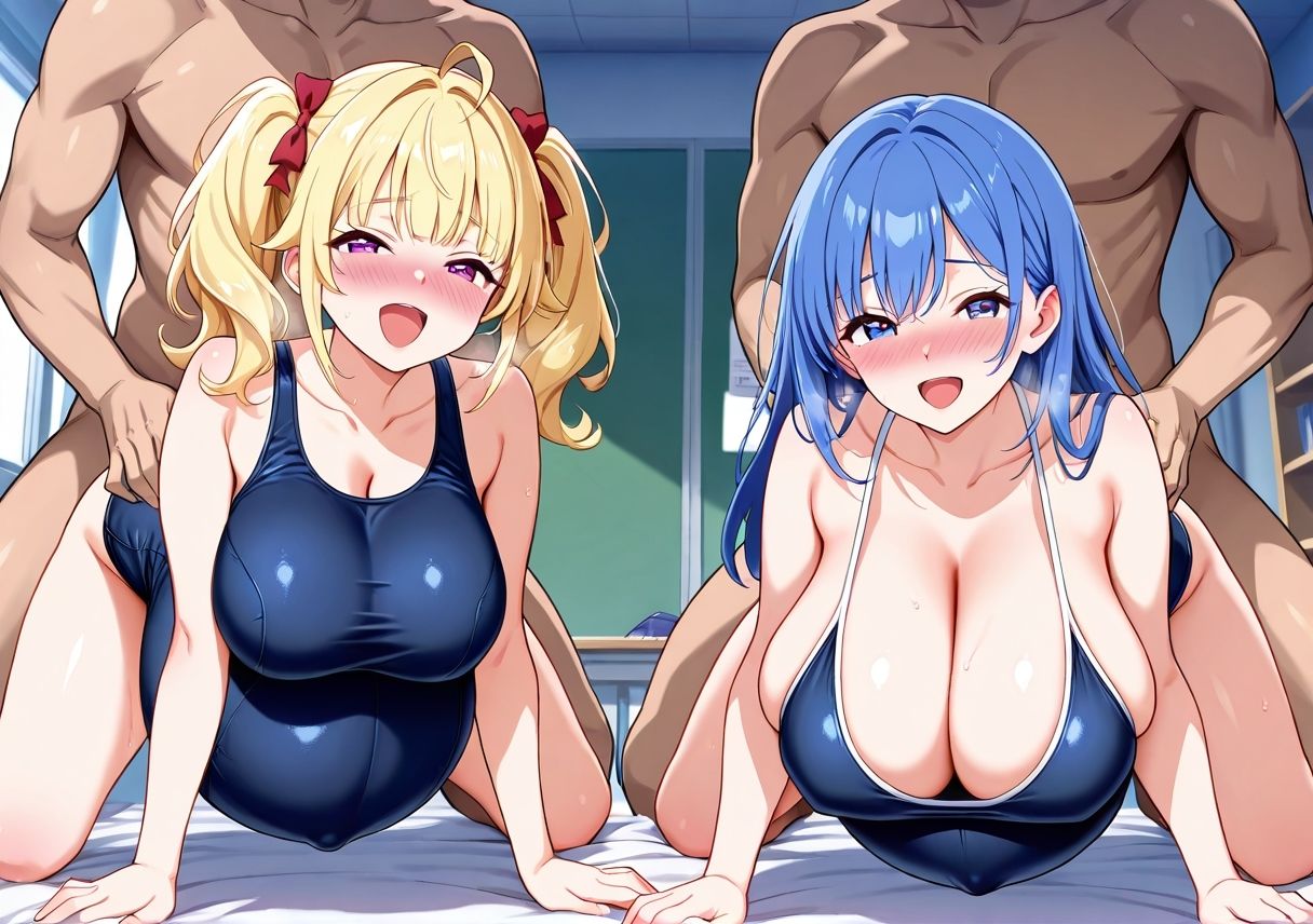 大乱交！！ボテ腹シンクロ部 画像6
