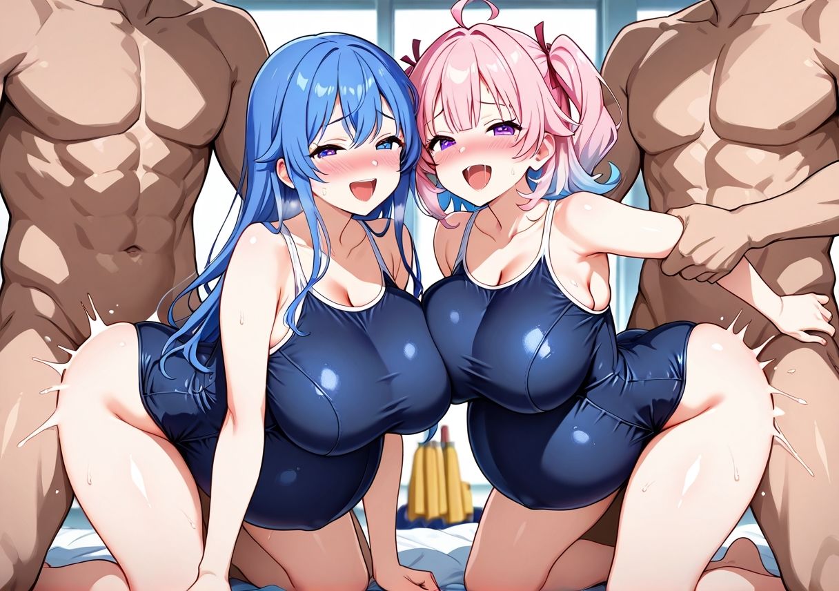 大乱交！！ボテ腹シンクロ部 画像9