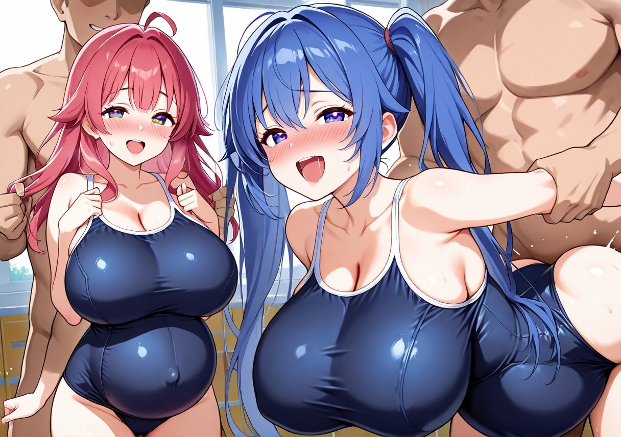 大乱交！！ボテ腹シンクロ部 画像10