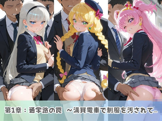 学園生活で複数男子に公開中出しされ続けた記録 〜襲い掛かる男子の汁軍団〜 プ〇キュア 画像1