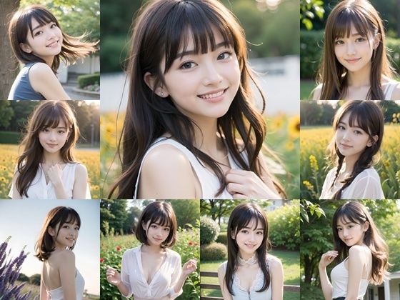 AI美少女写真集 Clothed YUKI-（5）〜透明感あふれる清楚さが輝く公園デート〜 サンプル1