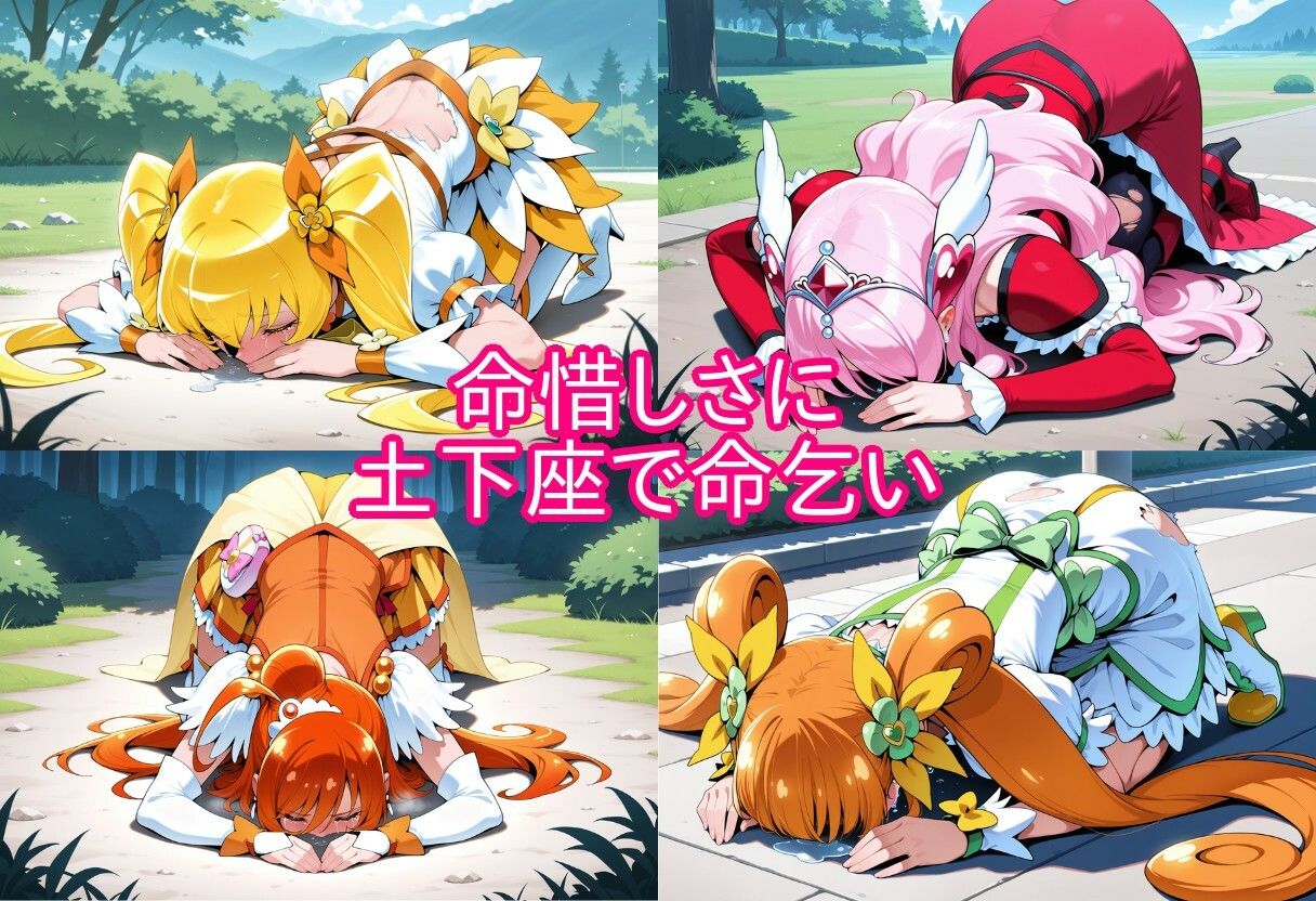 プリキュアの命乞い 何でもします、許してください… 画像2
