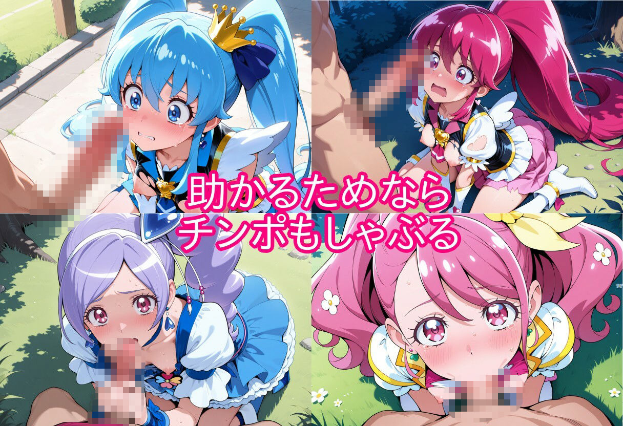 プリキュアの命乞い 何でもします、許してください… 画像3