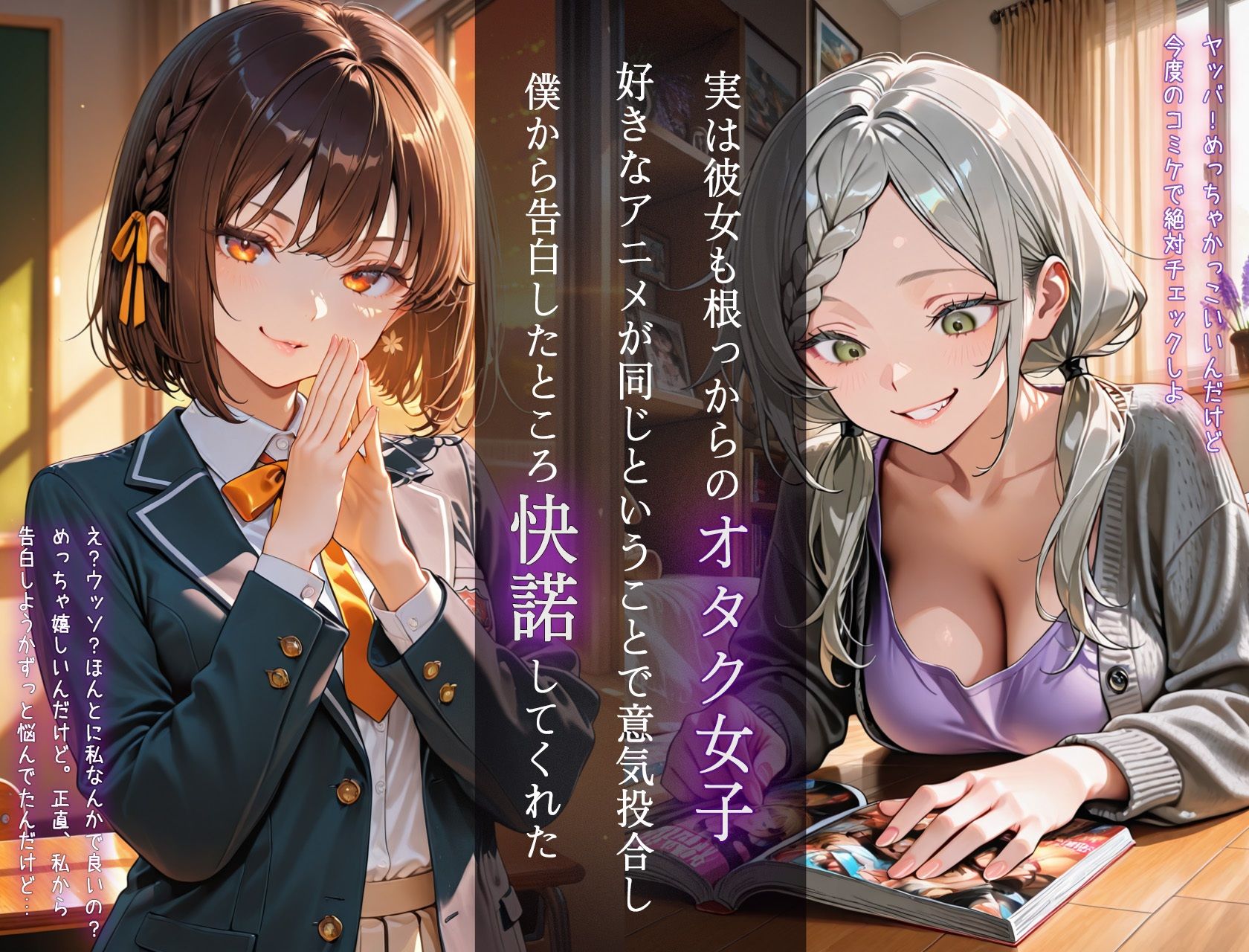 隠れドSのJKオタク彼女に性癖歪められて搾精されまくった話 画像2