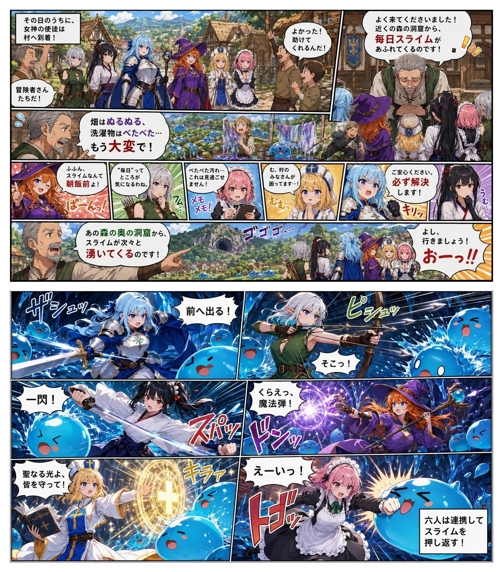 スライムの逆襲 -触手の魔の手- 画像9