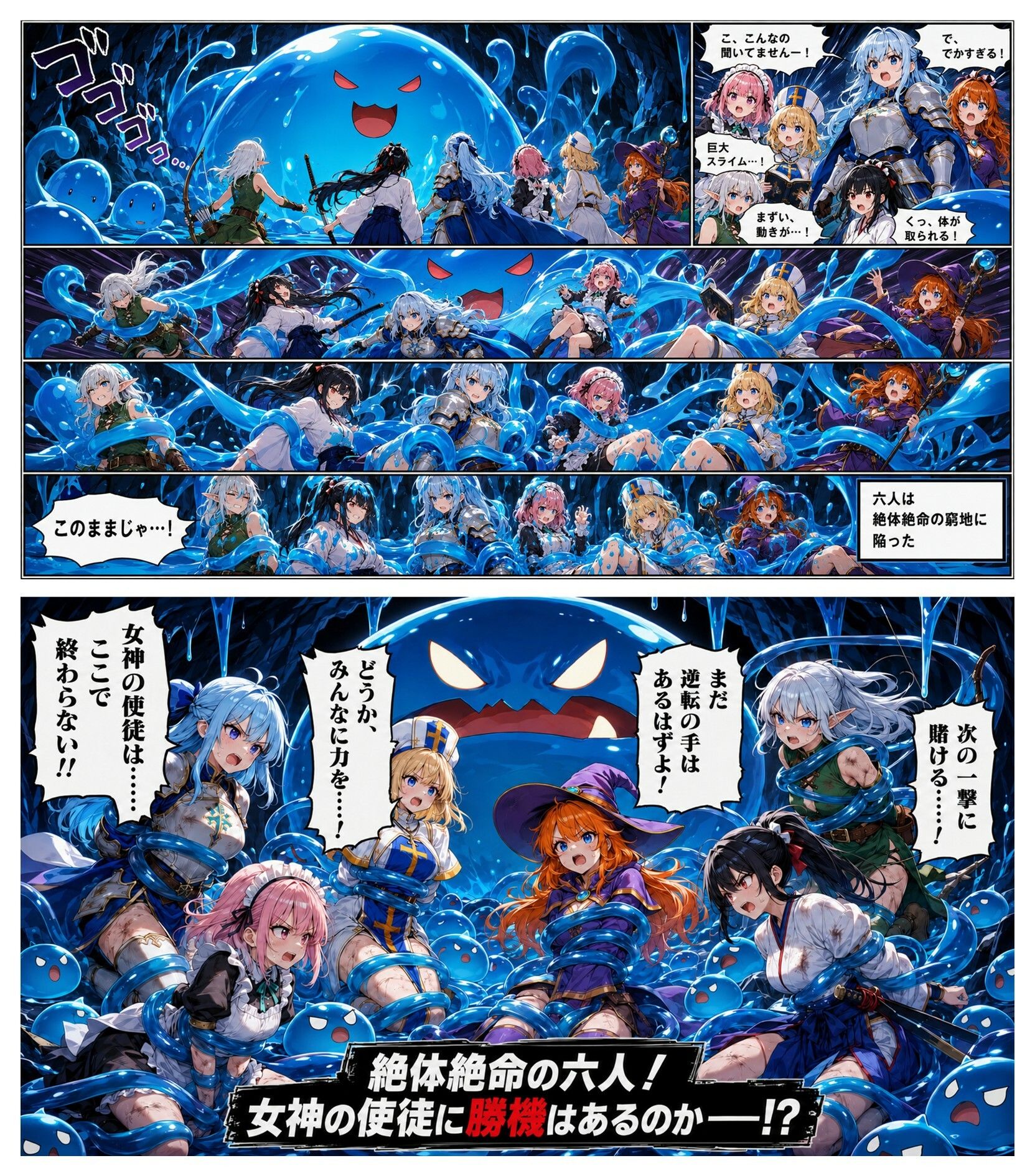 スライムの逆襲 -触手の魔の手- 画像10