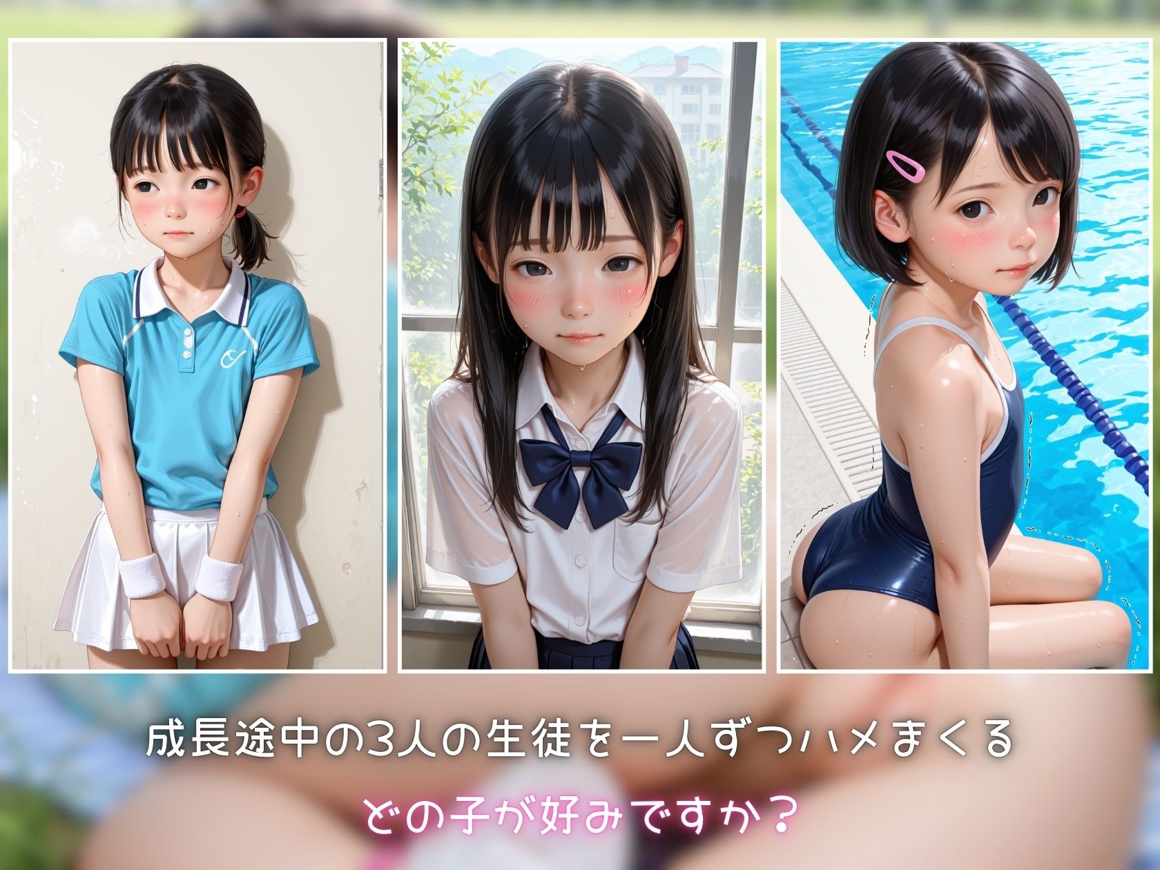 ちっぱい生徒の成長途中の身体に理性崩壊生中出し_2