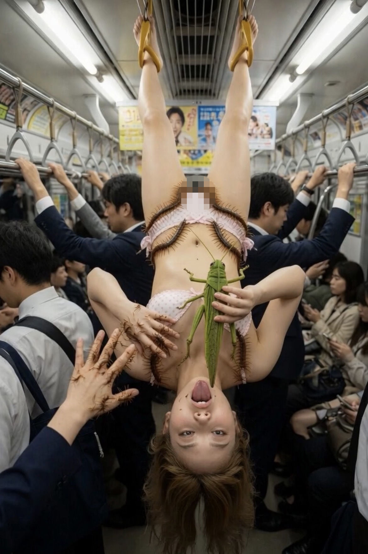 蟲姦フェラ狂い〜バッタちんぽを貪る女たち〜 画像7