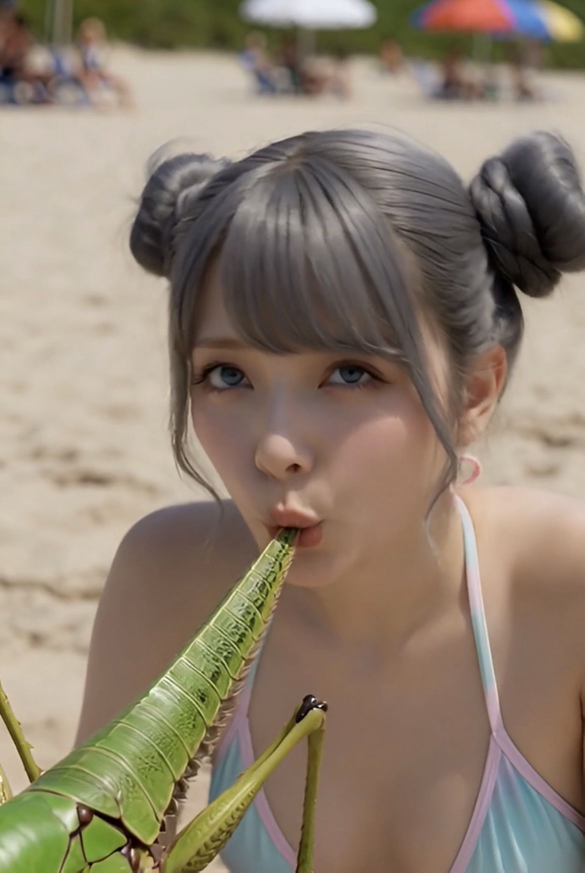 蟲姦フェラ狂い〜バッタちんぽを貪る女たち〜 画像8
