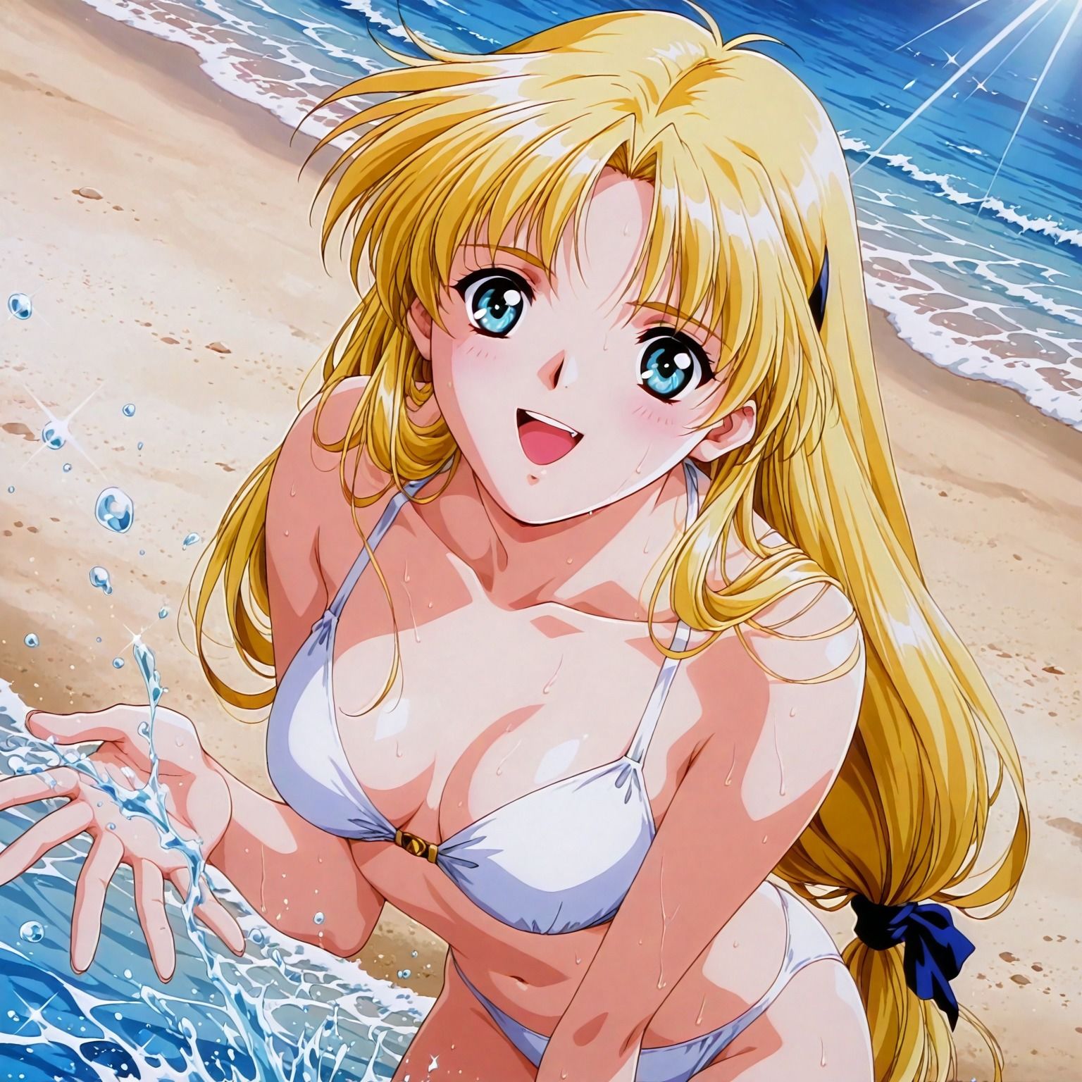 剣士シャ〇ンの休日イチャラブ海デート編 画像1