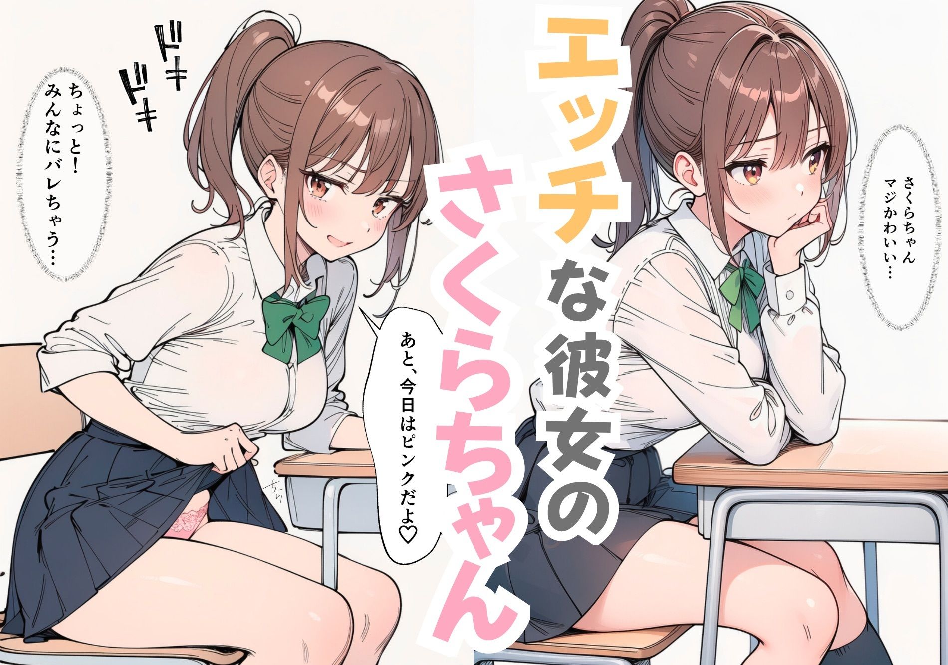 学校の中でエロい彼女と濃厚ラブラブHした話 サンプル1