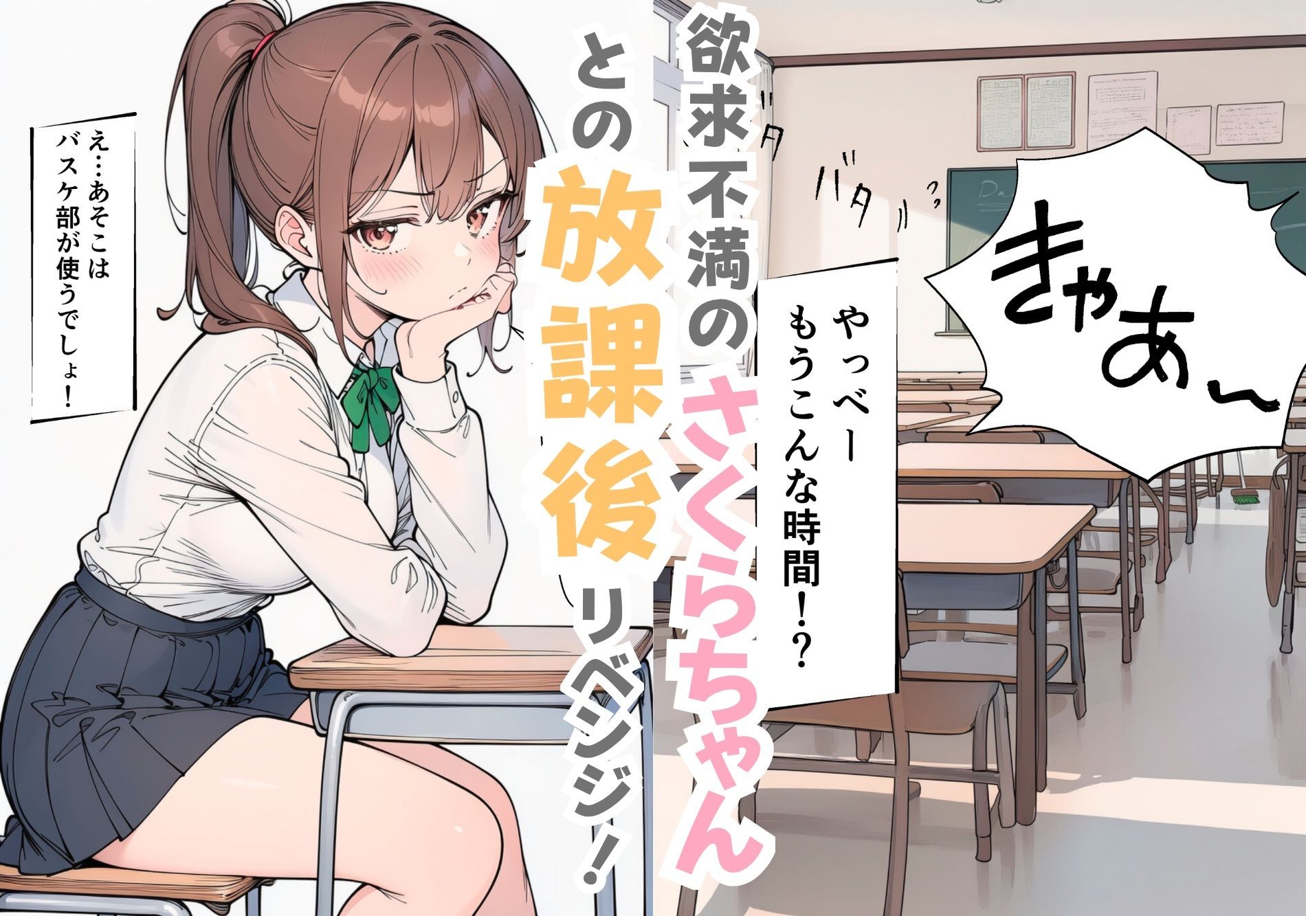 学校の中でエロい彼女と濃厚ラブラブHした話 サンプル4
