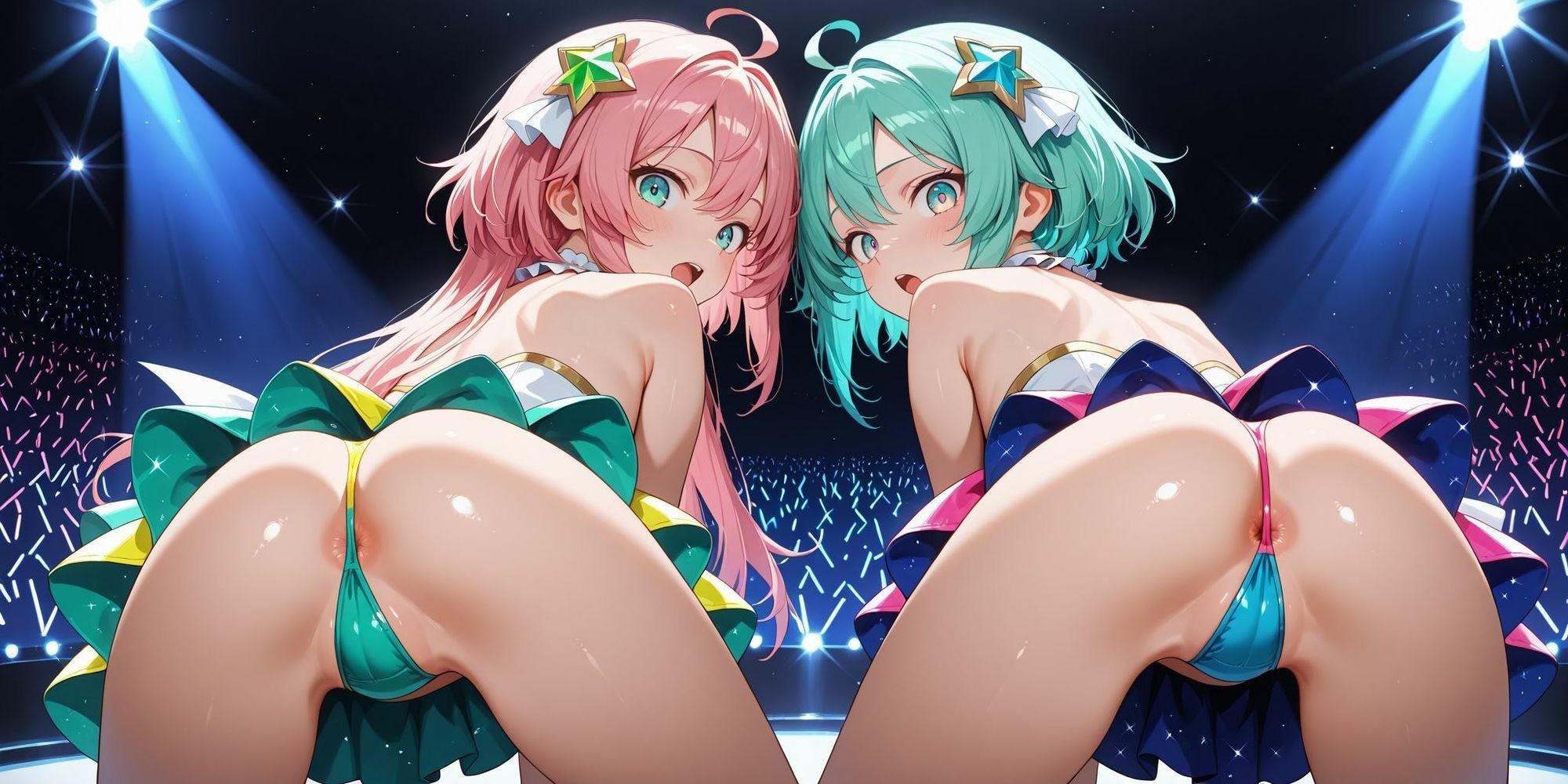 【全500枚】超接写アイドルTバックLIVE【見せつけ超ローアングル/高解像度PNG】 画像8