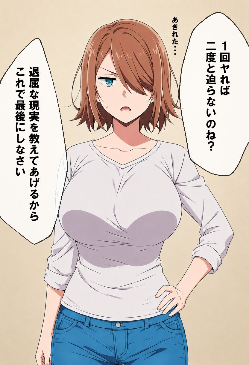 必死にヤらせてと頼み込む息子とエッチしちゃうお母さんCG集  〜自分が育てたチンポに不覚にもイキ狂い〜 サンプル5