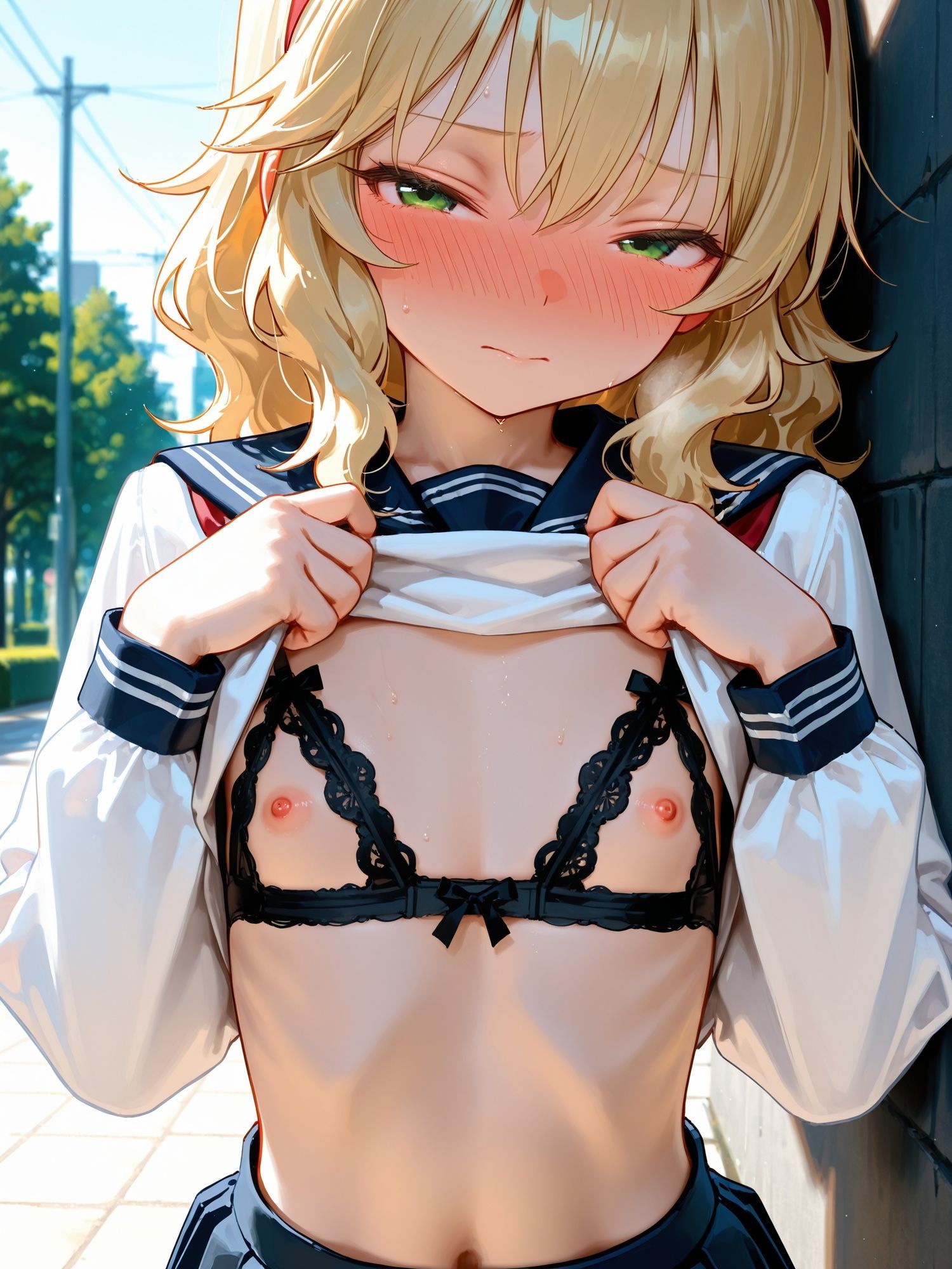 ももかの着エロ風イラスト集