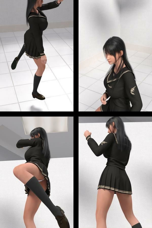 才色兼備の万能女性格闘家 霧島 愛唯の陸上競技モデル風写真集JK’26_01 画像1