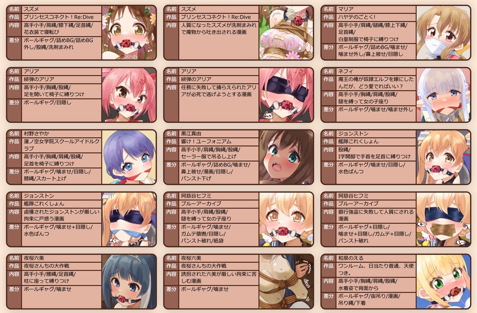 緊縛少女図録 なわのかなた 2024B サンプル5