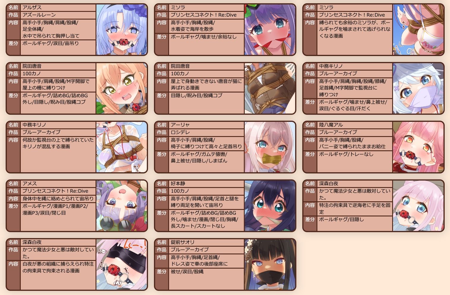 緊縛少女図録 なわのかなた 2024B サンプル6