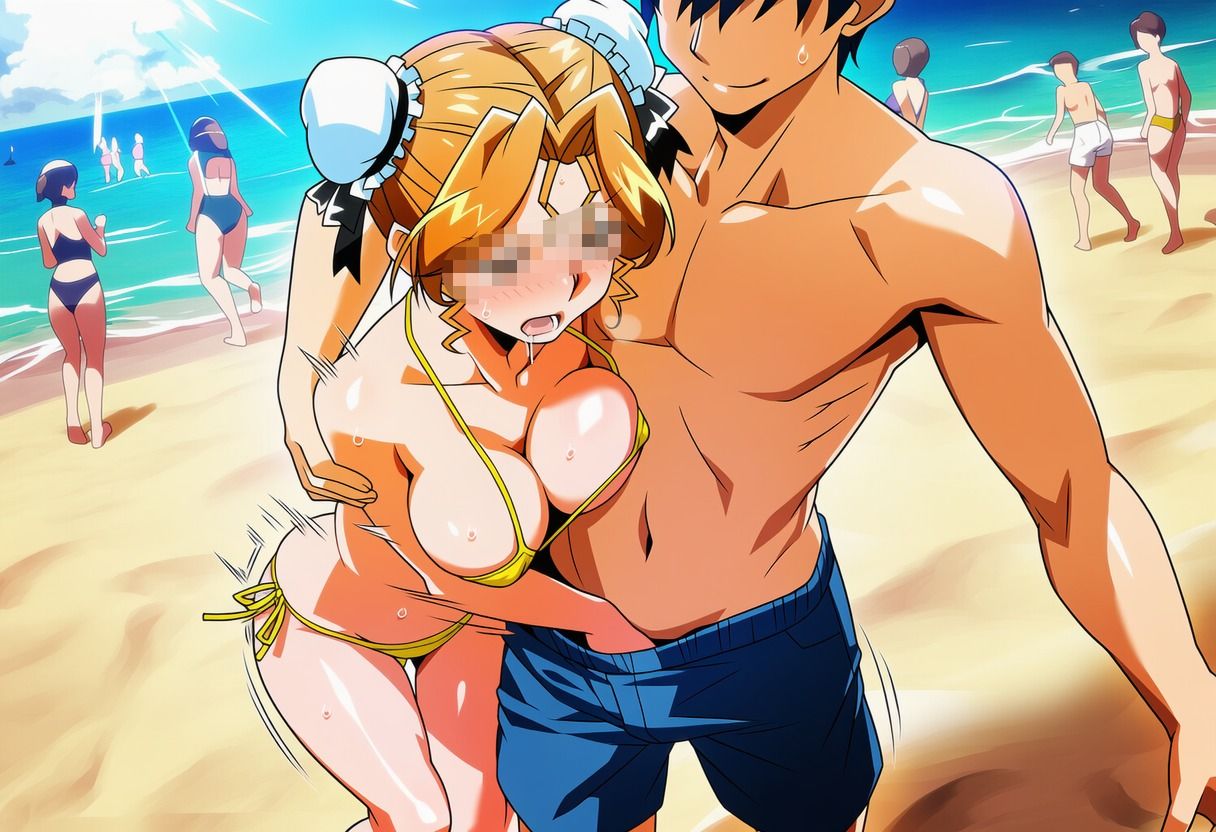 真夏のビーチで遊ぼう(早〇晶 お団子編) d_786481 aakkii サンプル画像2