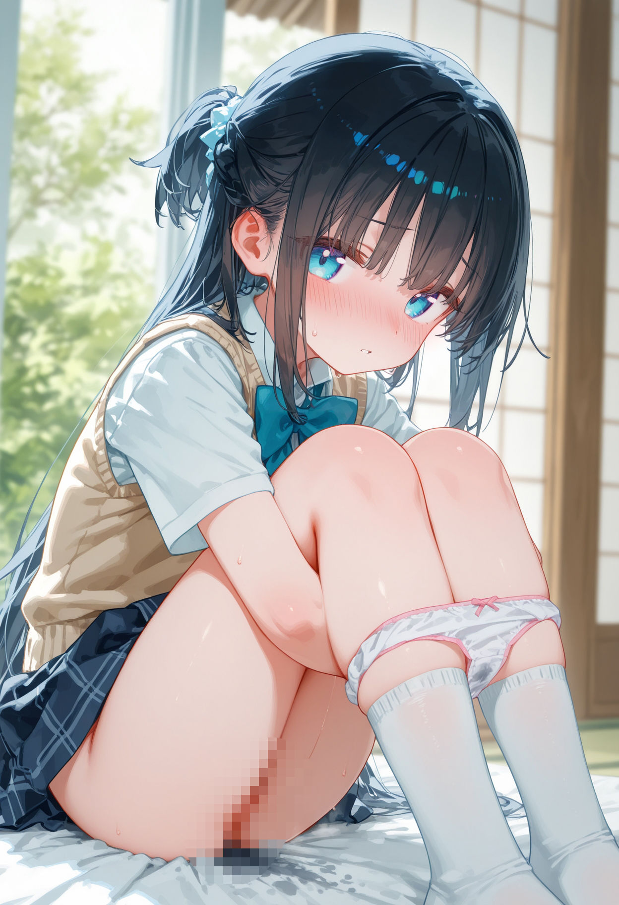 しみしみぱんつとぬるぬるまんこ サンプル画像9