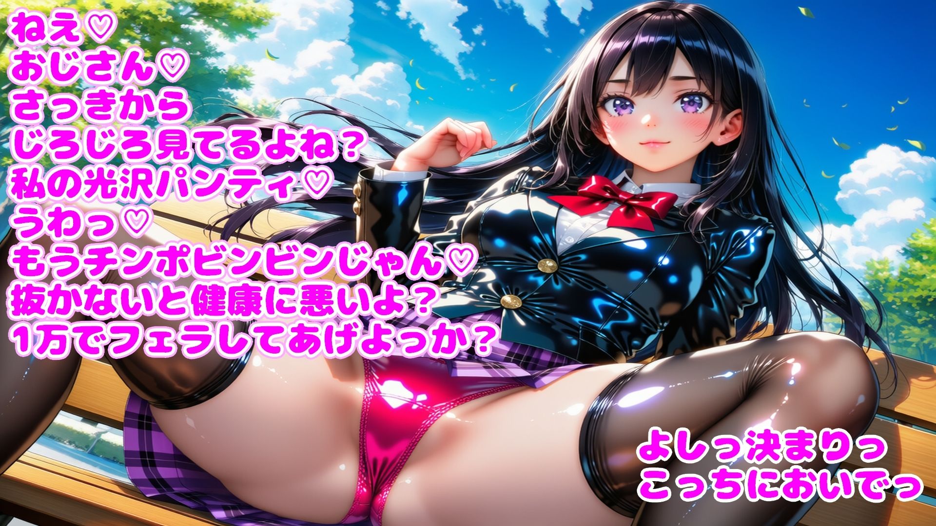 欲しがりビッチJKのおねだり援交 画像3