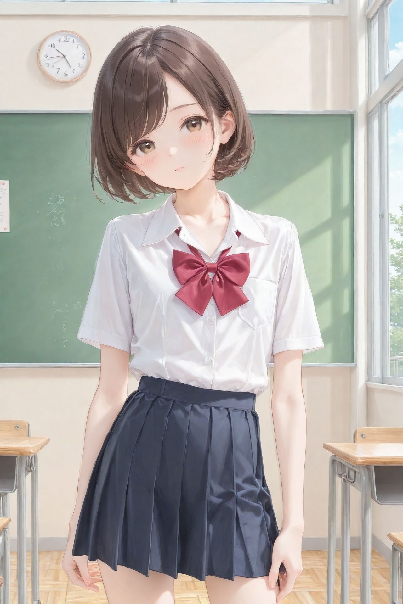 つるぺた女子校生のエッチな補習授業_2