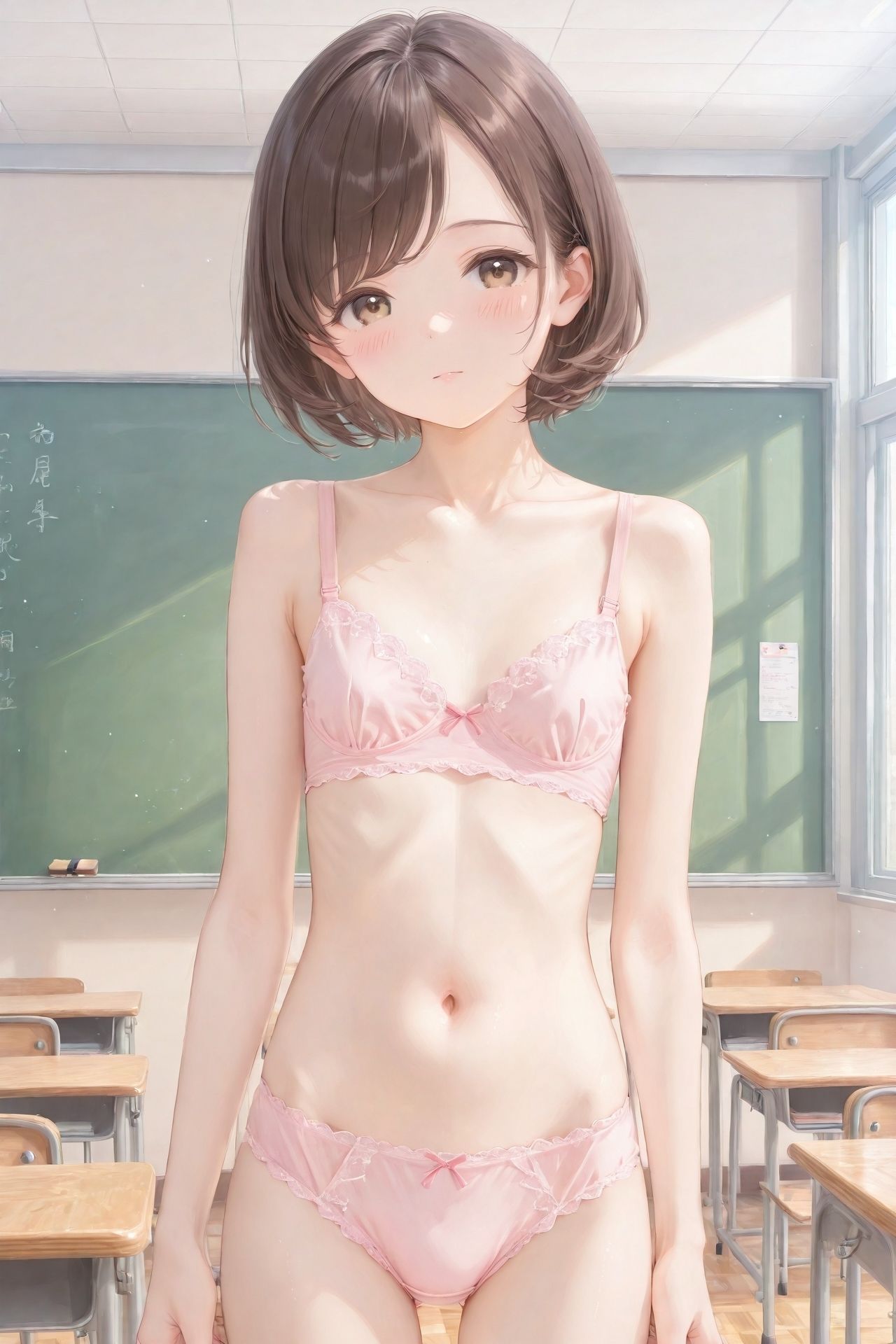 つるぺた女子校生のエッチな補習授業_4