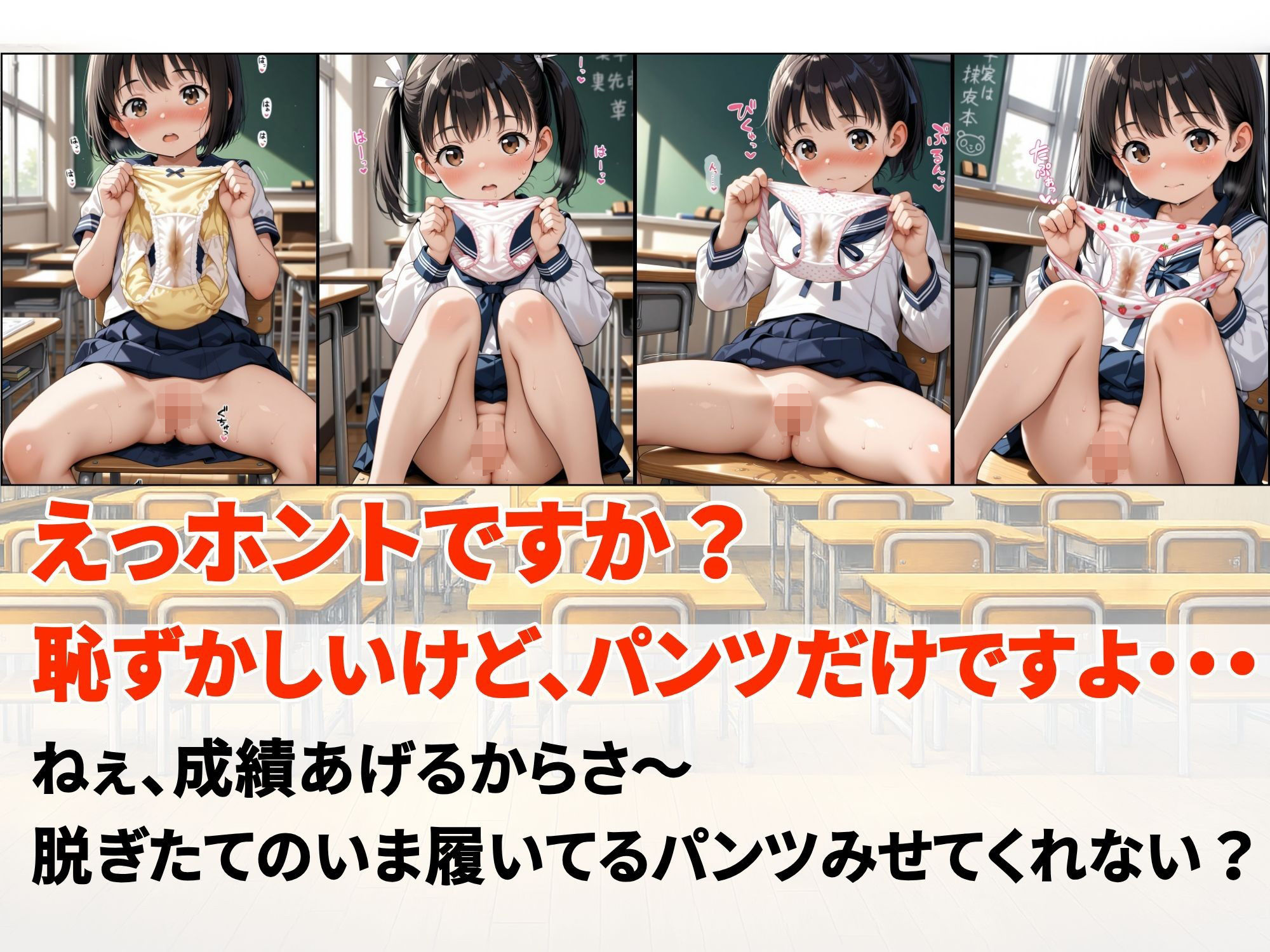 脱ぎたてすじまんパンツと時々おしっこ【学園編】_2