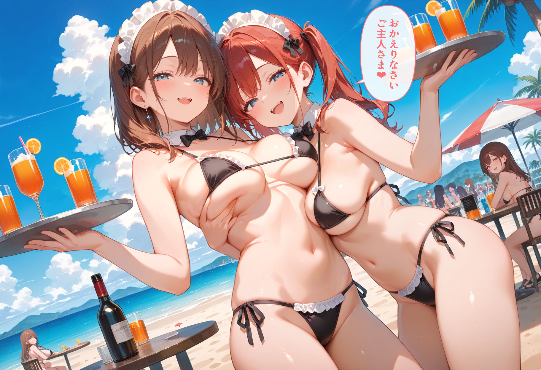 イキまくりメイド2 リゾートメイド編 HoneyJunction33 ★セリフ・あえぎ声付き★ 画像1