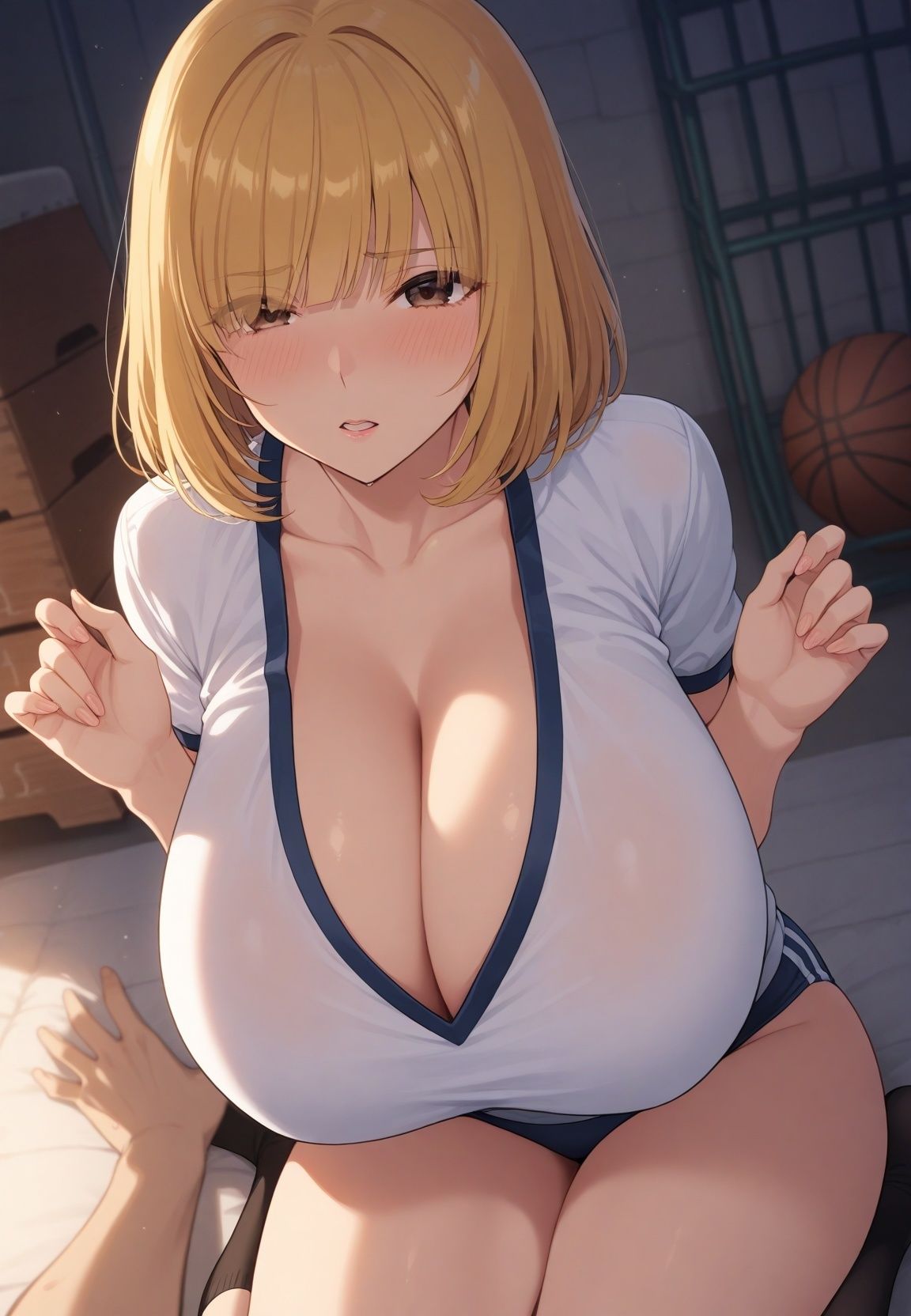 巨乳エロボディ制服J〇寝取って密着コスラブえっち 監〇学園 サンプル7
