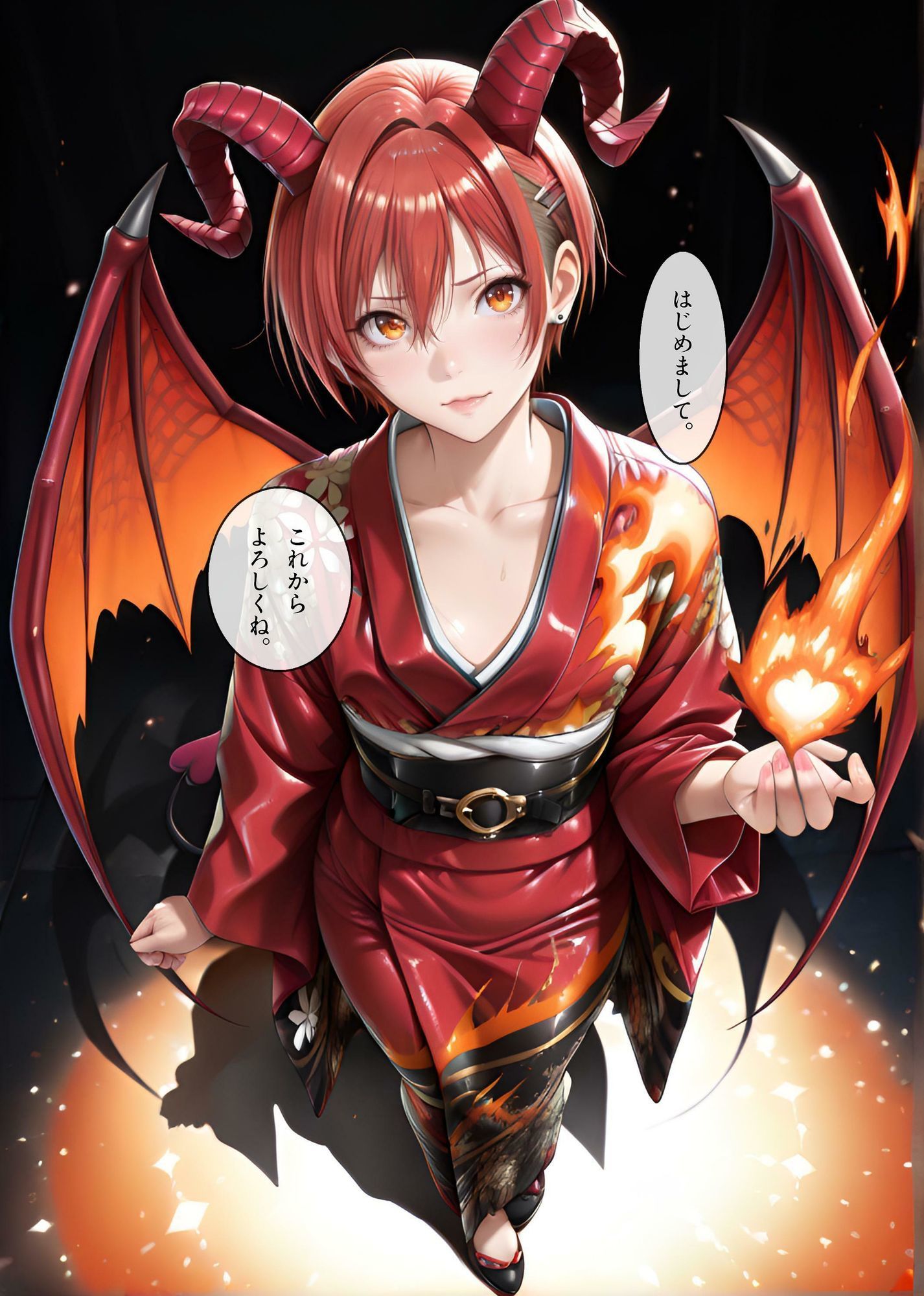 亜人種 淫魔（サキュバス）の生態 -処女淫魔（サキュバス）の受胎- 焔果林（HomuraKarin）_3