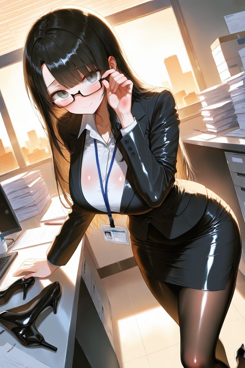 黒髪巨乳OLのヒミツ 画像2