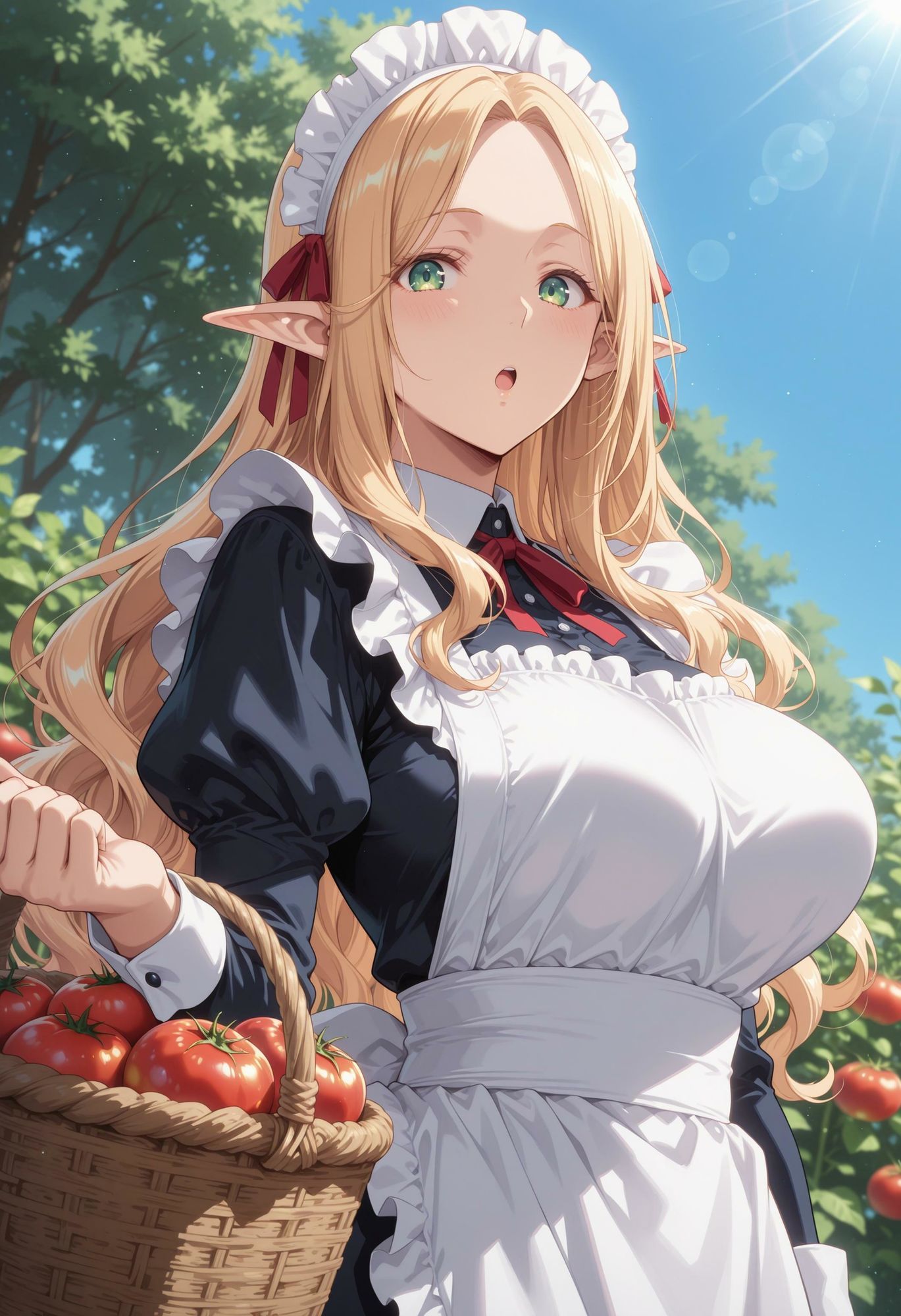 エルフのメイドさんの誘惑5 サンプル2