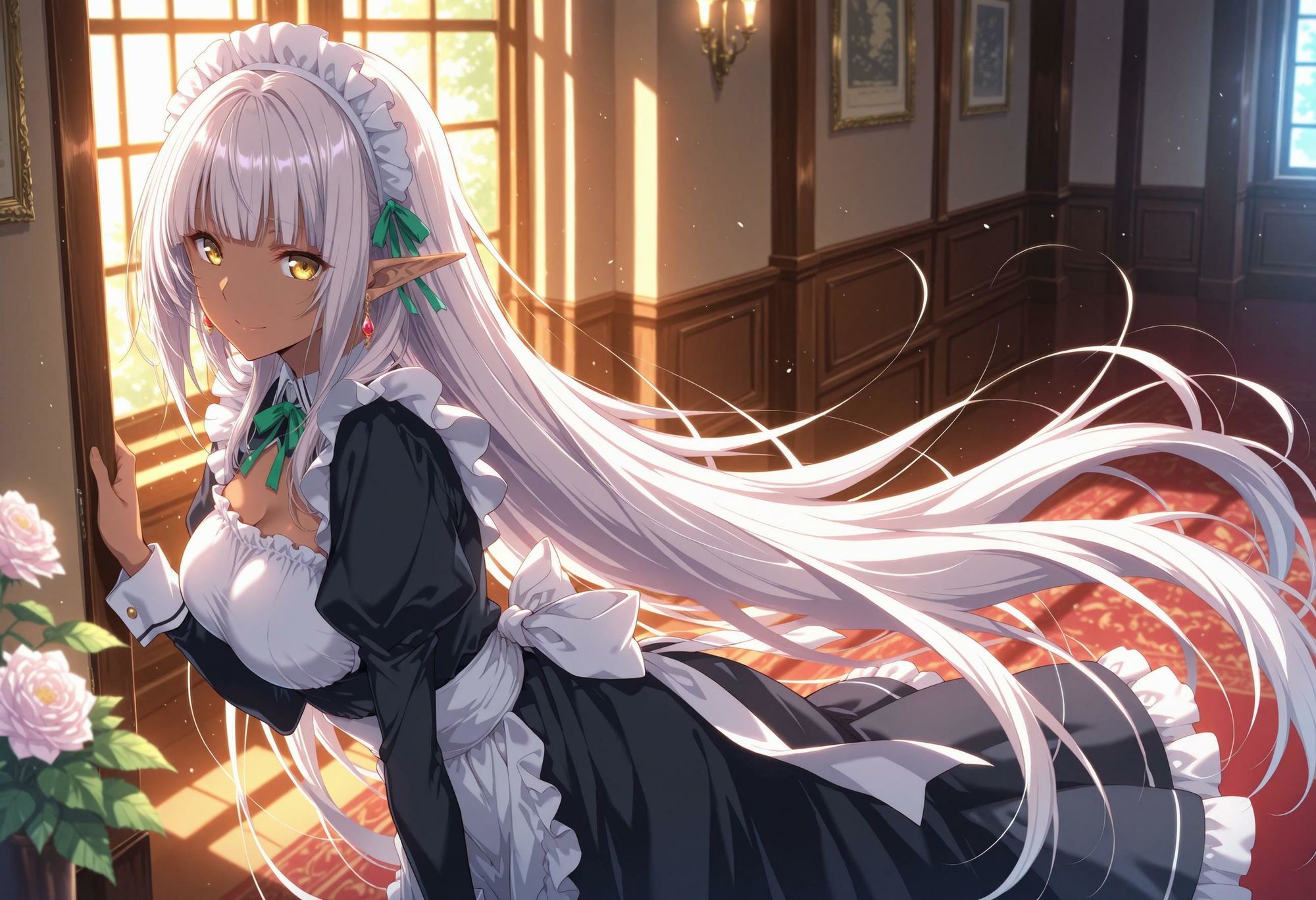 エルフのメイドさんの誘惑6 サンプル2