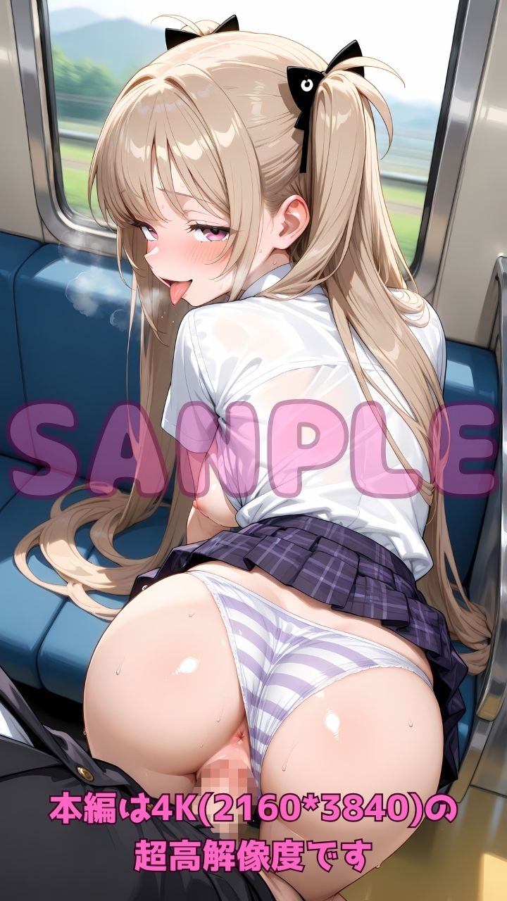 逆痴●列車 〜女子校生痴女のお尻擦りつけ誘惑＋立ちバック＆騎乗位2〜の作品画像 7
