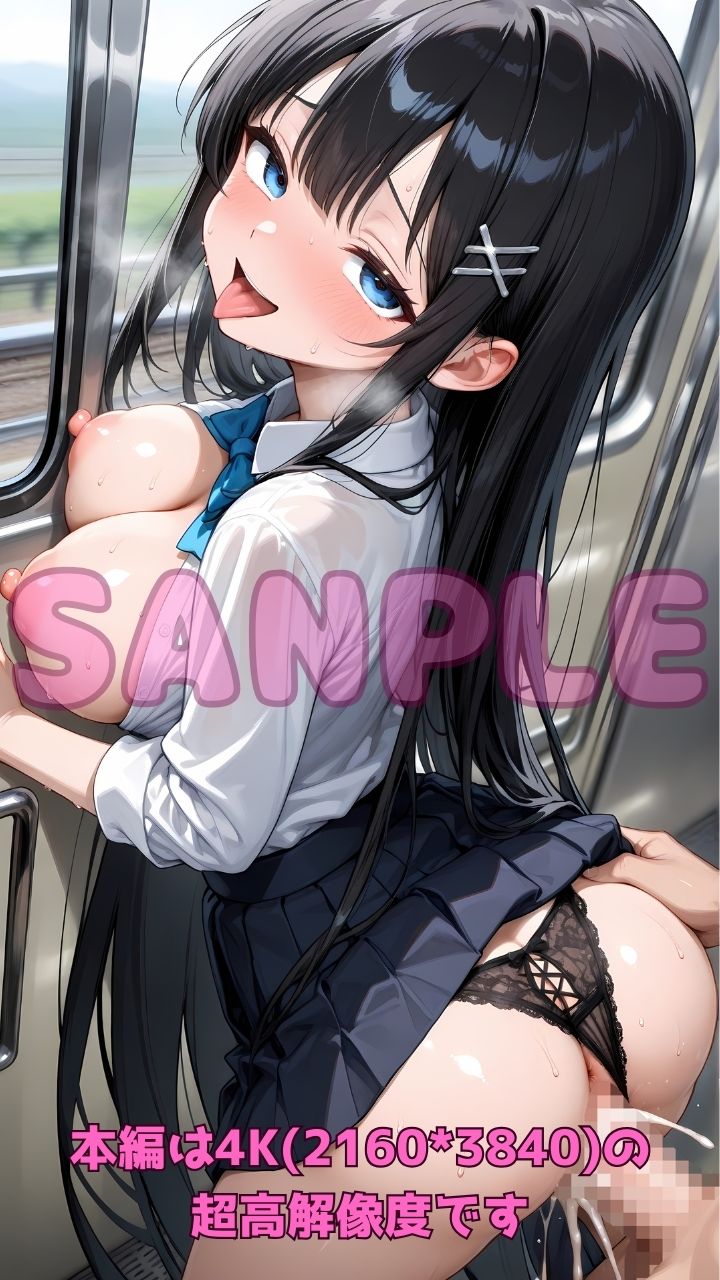 逆痴●列車 〜女子校生痴女のお尻擦りつけ誘惑＋立ちバック＆騎乗位2〜の作品画像 8