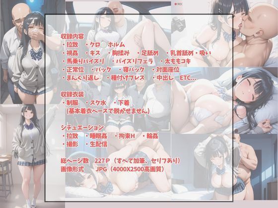 イマドキ巨乳美少女 TikToker女子〇生 桃瀬心結 拉致から大量輪●配信3日間 画像7