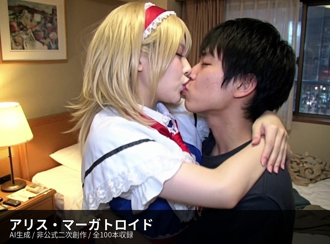 【AI生成】東方Project二次創作 濃厚キス動画集 10キャラ×100本収録 画像7