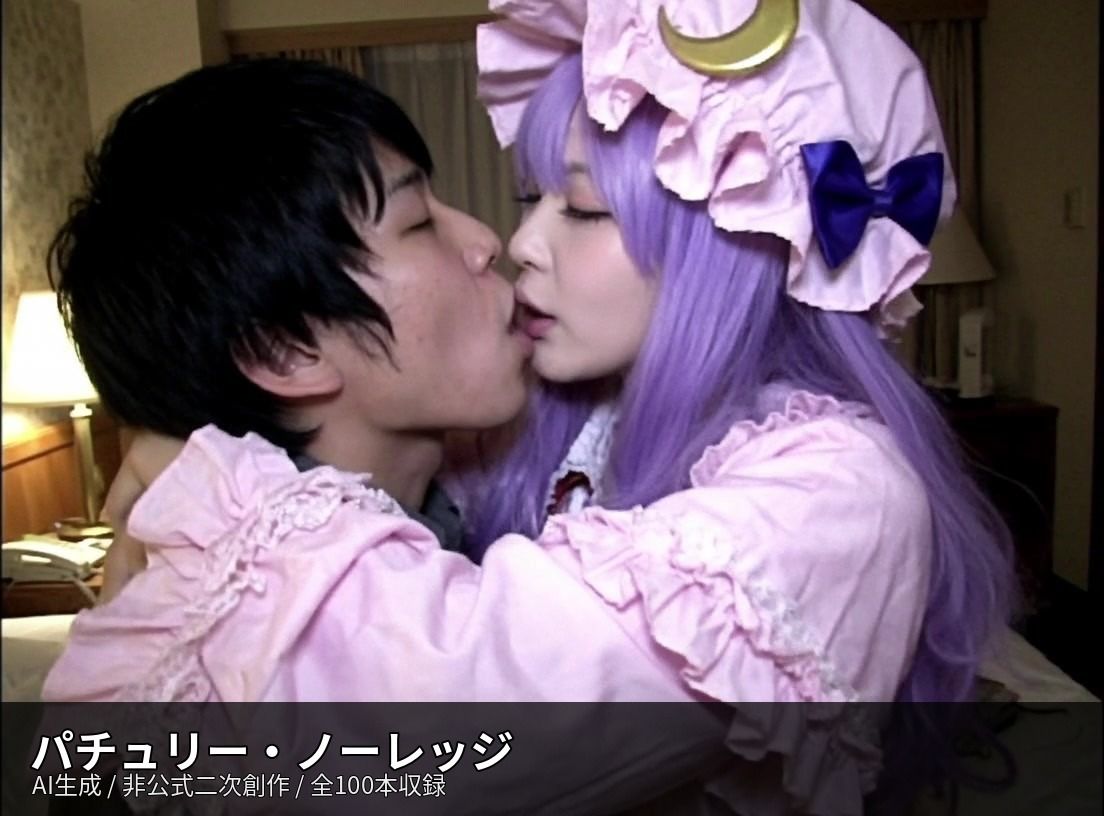 【AI生成】東方Project二次創作 濃厚キス動画集 10キャラ×100本収録 画像8