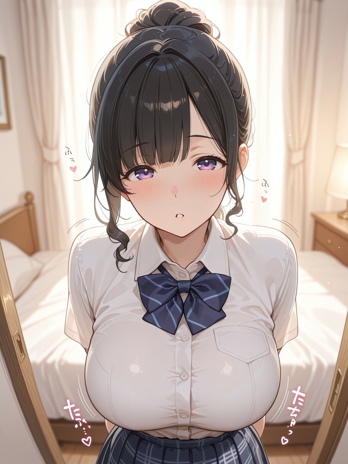双奏する純真 ― 制服と体操服で彩る、彼女の官能的な軌跡の作品画像 1