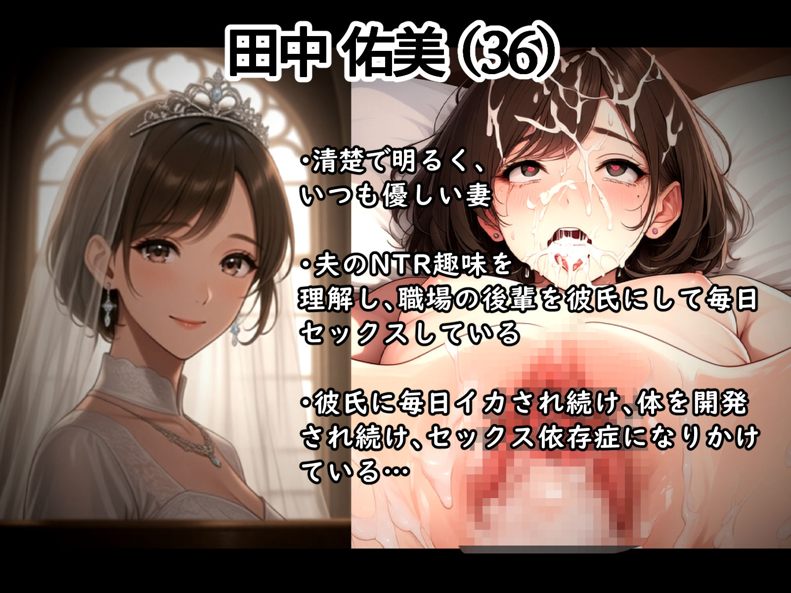 妻のネトラセ報告動画【妻が他人棒の肉便器になるまで】(田中佑美) 画像1