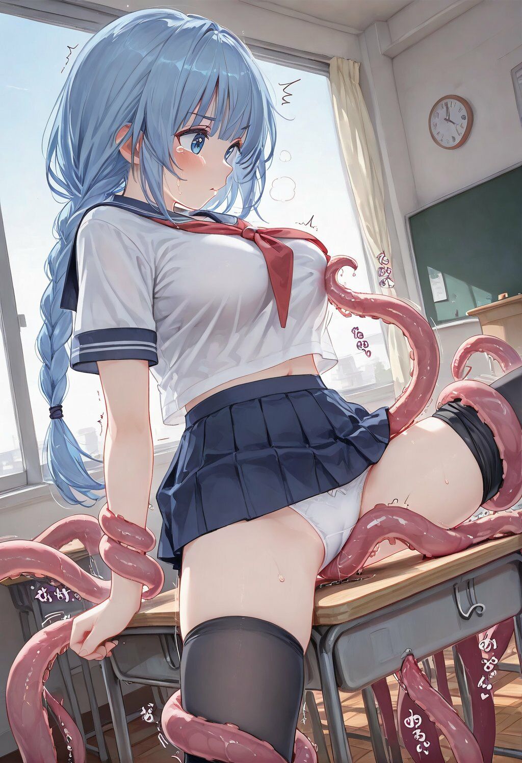 JK触手・スライム・拘束・痴● CG集18 画像1