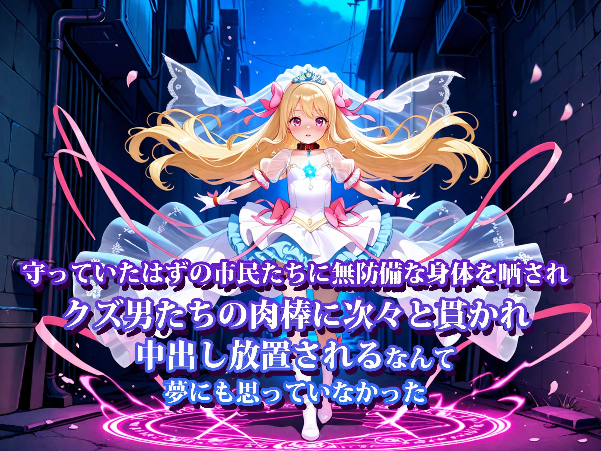 魔法少女オークに犯●れクズ市民の肉便器に_3