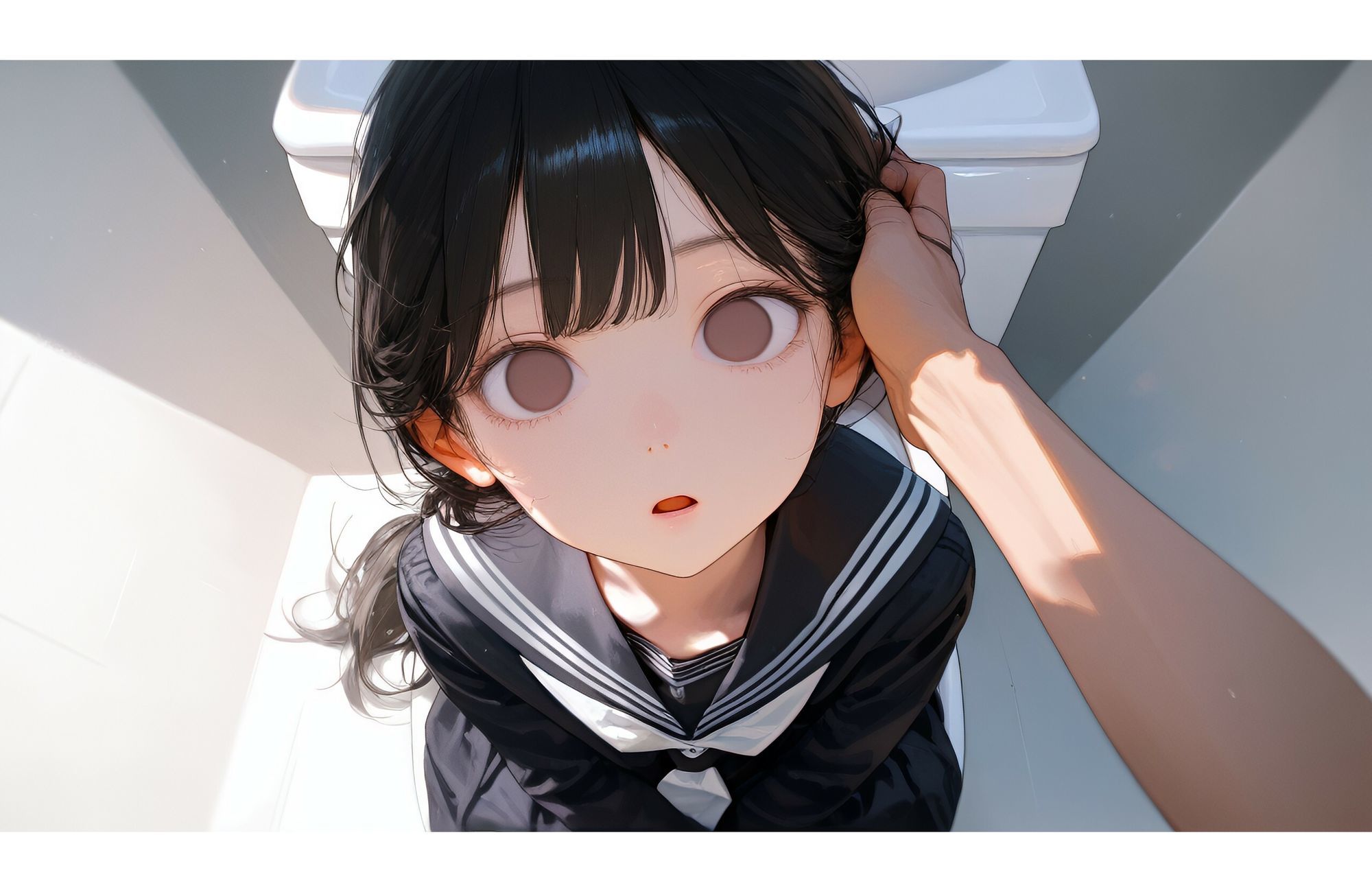 【原画CG集】ゲーム『時が止まった学校で』_9