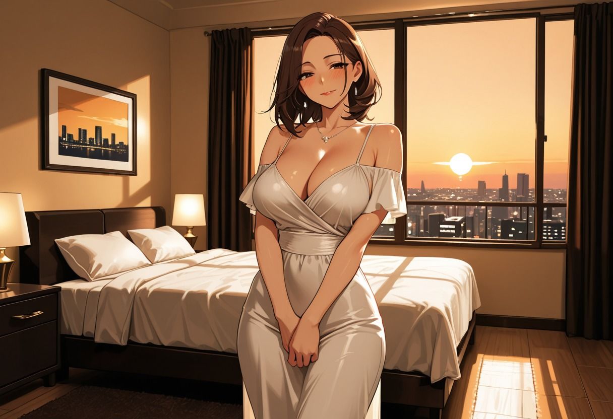 【NTR】出張先のホテルで他人棒に堕ちた清楚妻 画像1