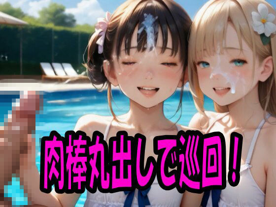 【4K ASMR Video】監視員天国・噂の市民プールでつるぺた〇リ娘とセックス100連発！ サンプル画像 4