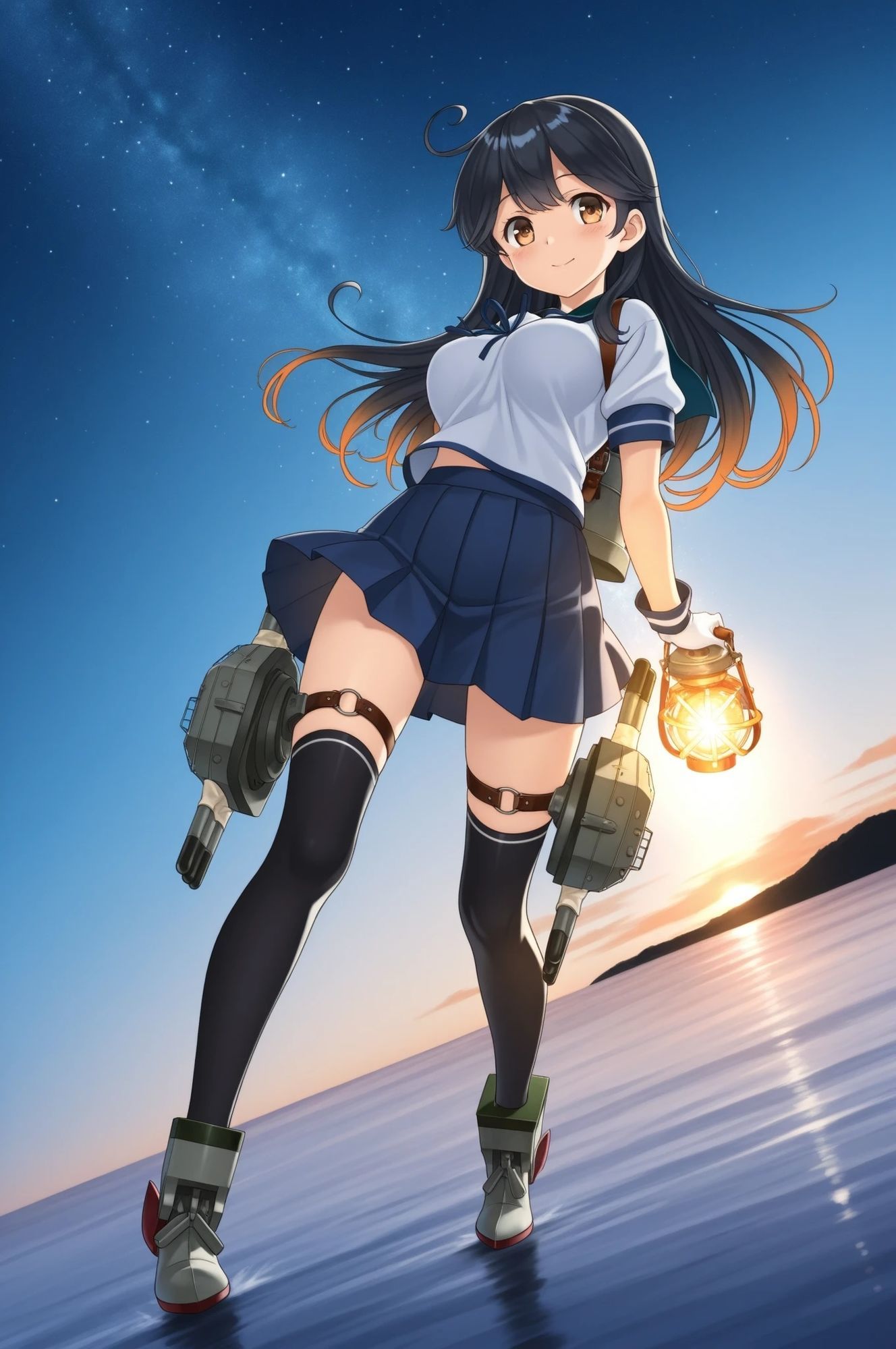 虹かけ誌 艦隊これくしょん  イラスト集30 潮 サンプル2